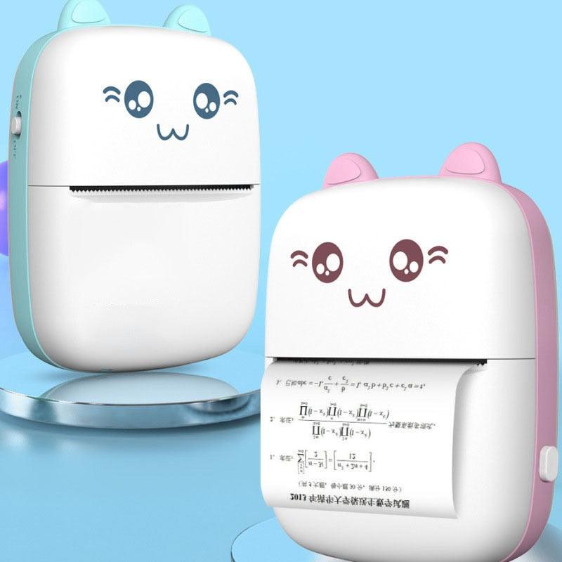 Mini Printer Portable Mini Bluetooth WiFi New Wrong Printer Mobile Phone Photo Title Note Hot Print Pocket Student Error Label Printer - Exclusive Gadget